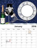 January 2016 Photo Calendar.