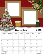 December 2016 Photo Calendar.