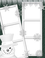 8.5x11 Free Christmas Scrapbooks Pages Sets