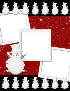 Holiday Christmas Digital Scrapbook page paper downloads.