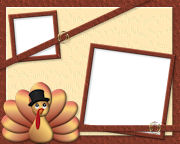Free Thanksgiving Turkey Photo Greeting/Postcard Themed Template