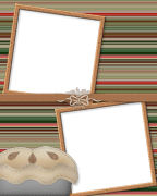 Free Thanksgiving Holiday Pie Photo Greeting/Postcard Themed Template