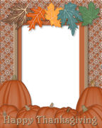 Free Autumn/Fall Pumpkin Thanksgiving Holiday Photo Greeting Cards